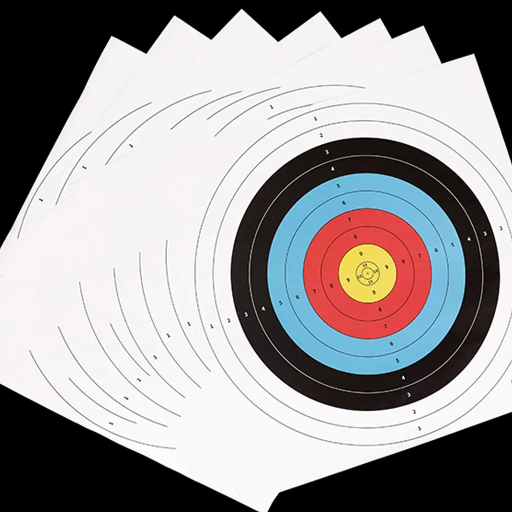 Archery Target Face - Archery Shooting Accessories 10Pcs Professional Target
