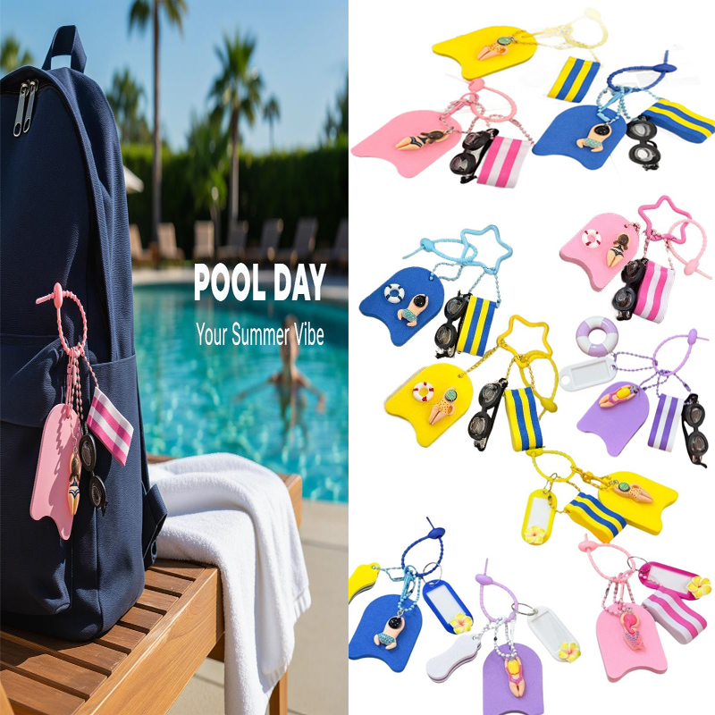 1*EVA Keychain Swim Themed Key - огляд і ціна Swimming Kickboard