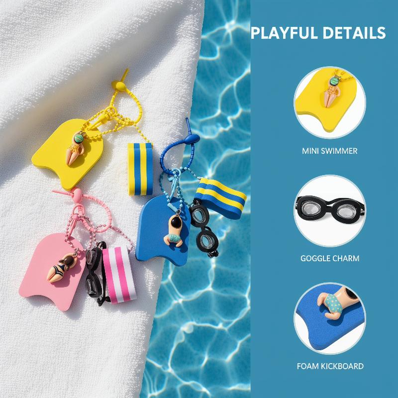 1*EVA Keychain Swim Themed Key - огляд і ціна Swimming Kickboard
