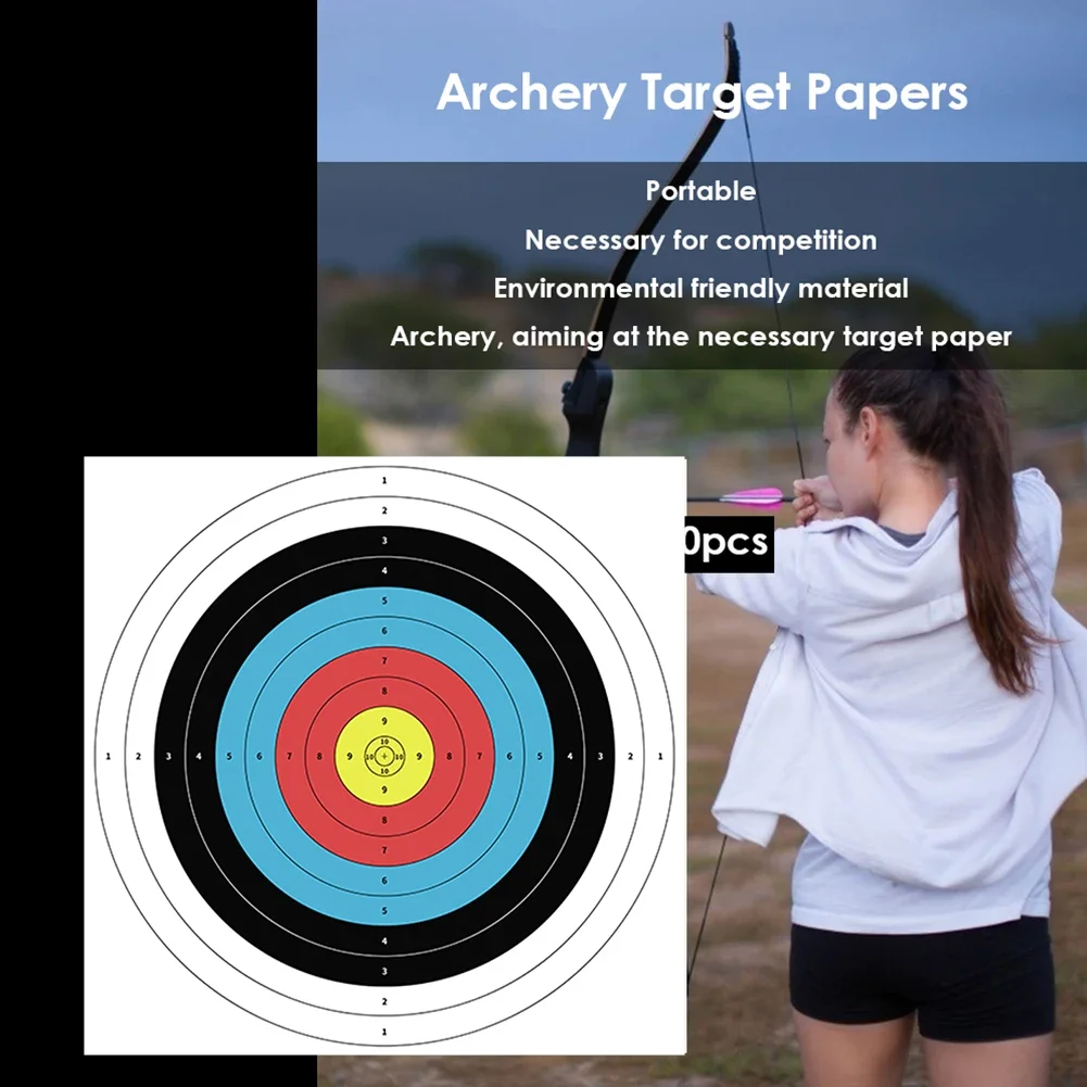 10pcs q Profession Archery Tar - огляд і ціна Archery Target Face