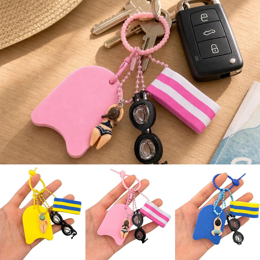 Cute Swimming Theme Keychain M - огляд і ціна Swimming Kickboard