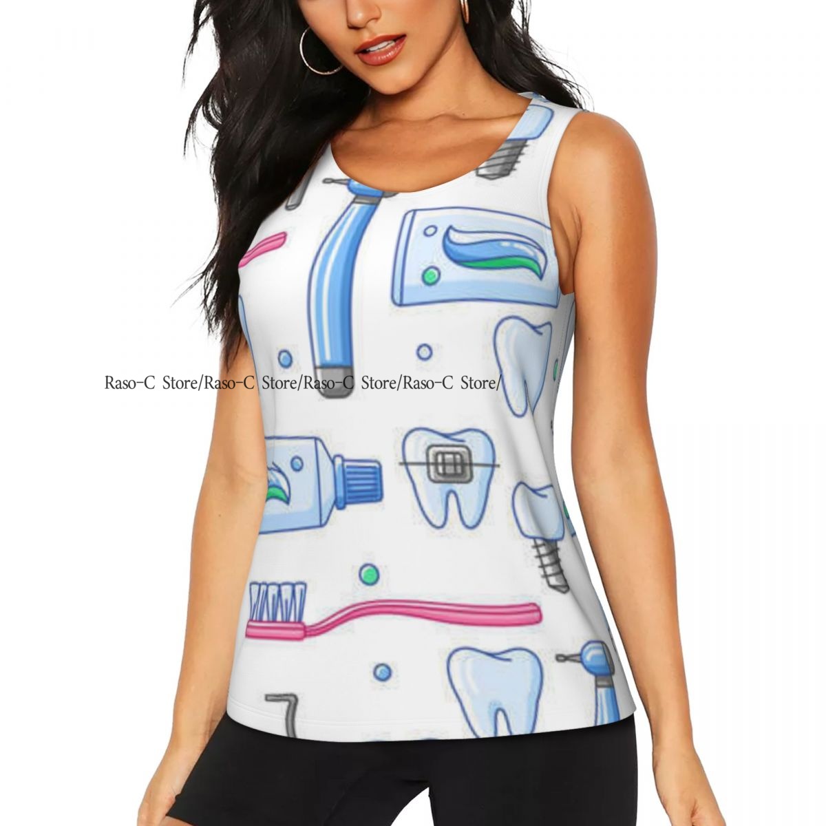 Women Fitness Sexy Yoga Vest M - огляд і ціна Sports Equipment Background